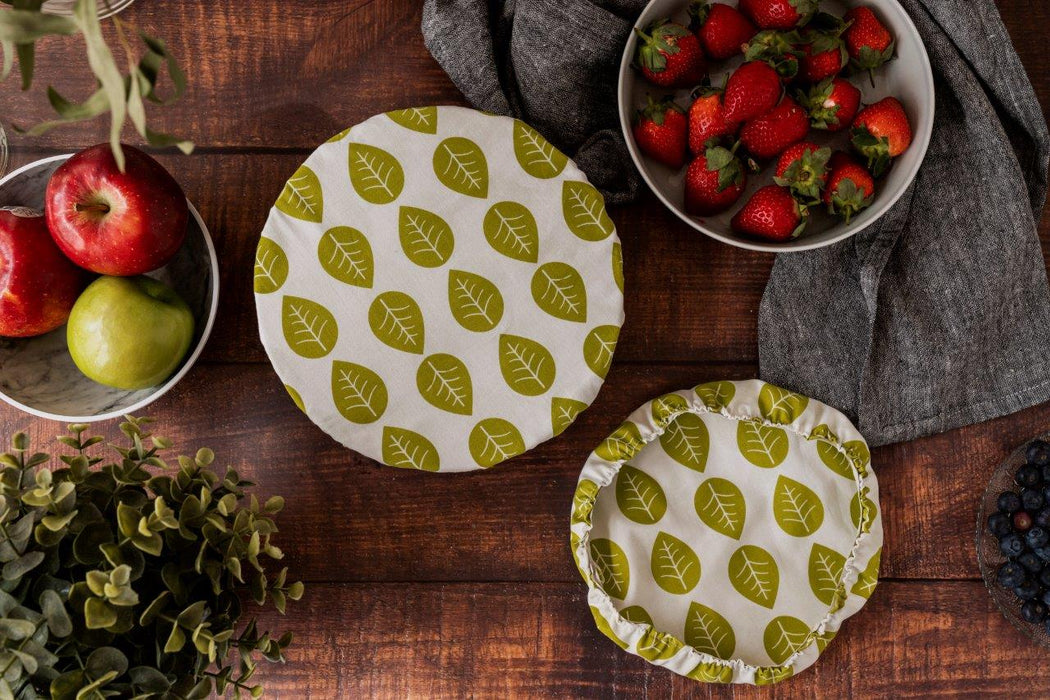 Bowl Cover Vegan Blätter assortiert 3er Set von Nuts