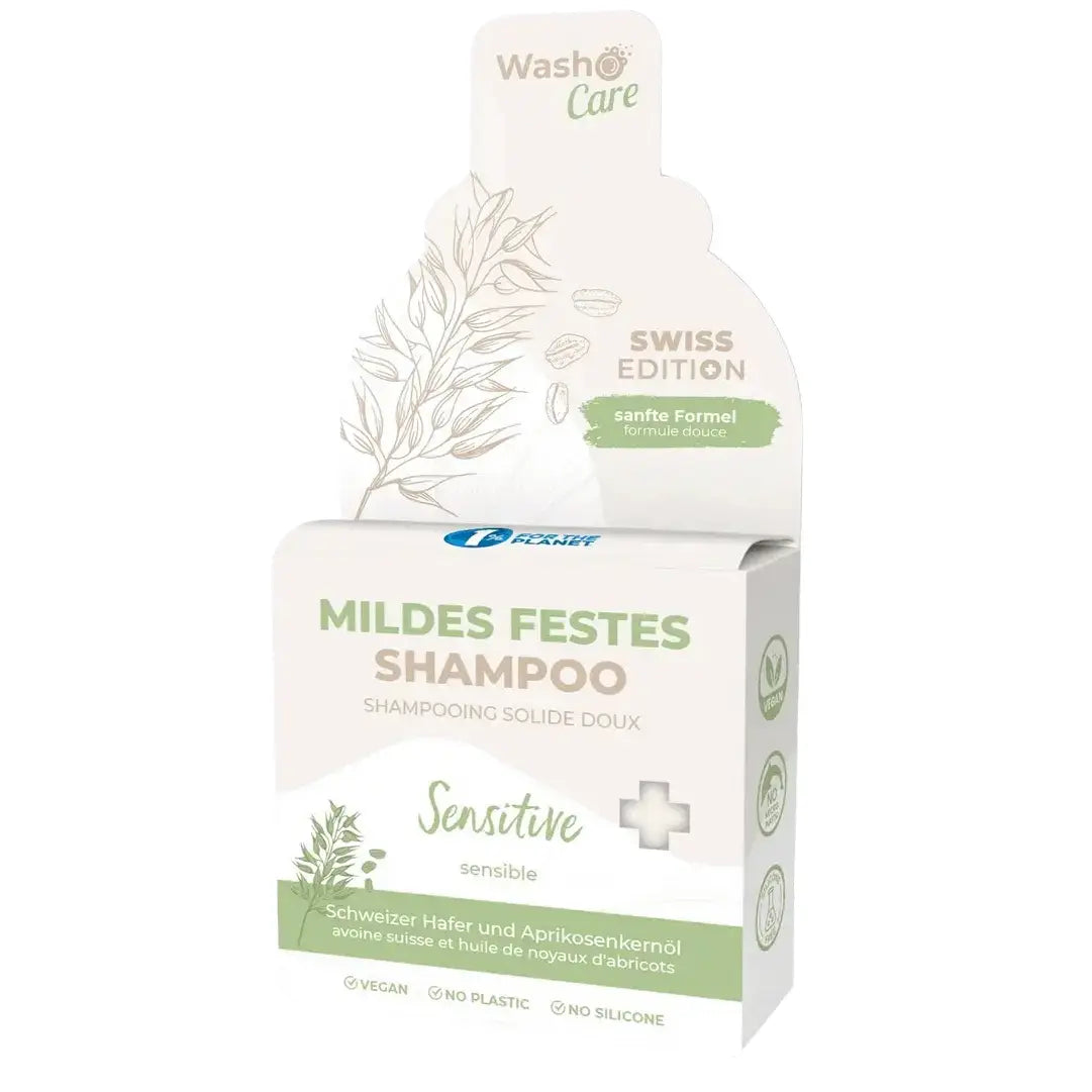 Swiss Edition Mildes Festes Shampoo Sensitive von Washo
