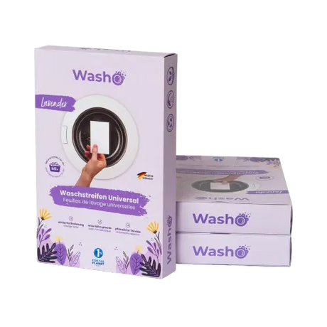 Waschstreifen Lavender 3 x 60 Stück von guteszeug.ch