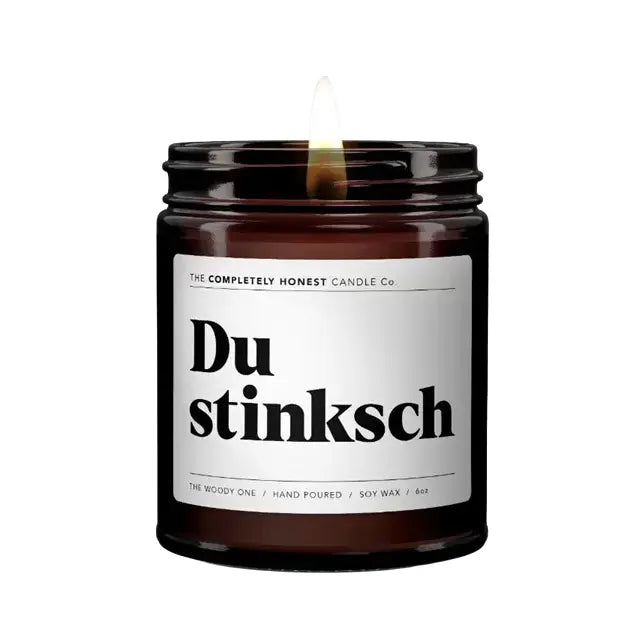 Kerze Du stinksch von The Completely Honest Candle