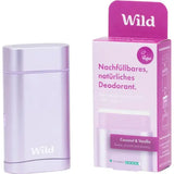 Deodorant Starter-Set inkl. Case und Refill Coconut & Vanilla von Wild