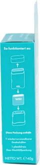 Deodorant Starter-Set inkl. Case und Refill Fresh Cotton & Sea Salt von Wild