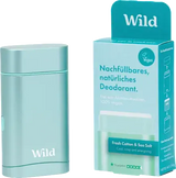 Deodorant Starter-Set inkl. Case und Refill Fresh Cotton & Sea Salt von Wild