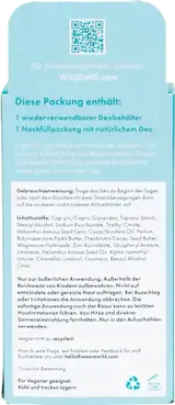 Deodorant Starter-Set inkl. Case und Refill Fresh Cotton & Sea Salt von Wild