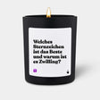 Duftkerze Schwarz Woody Welches Sternzeichen ist das Beste und warum ist es Zwilling? von ChattyCandles
