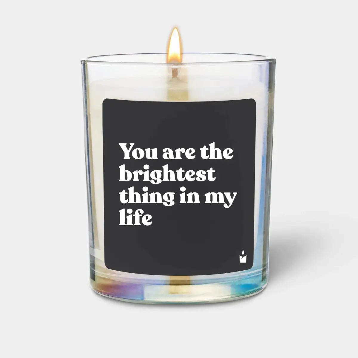 Duftkerze Rainbow Flowery You are the brightest thing in my life von ChattyCandles