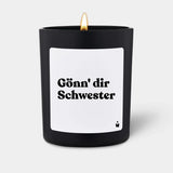 Duftkerze Schwarz Woody Gönn' dir Schwester von ChattyCandles