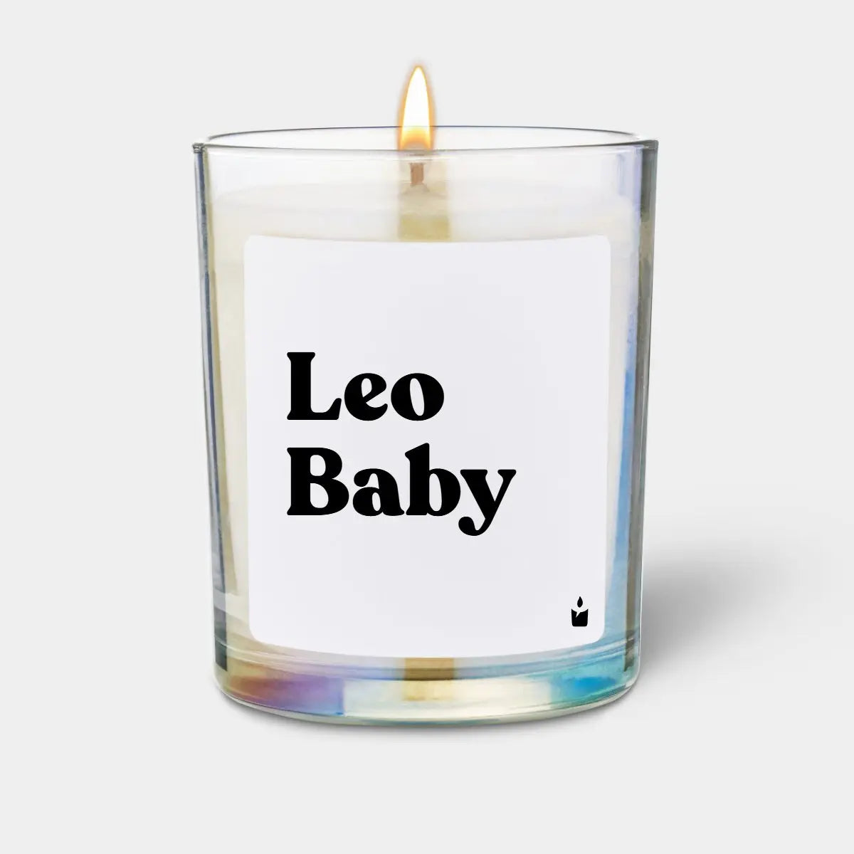 Duftkerze Rainbow Woody Leo Baby von ChattyCandles