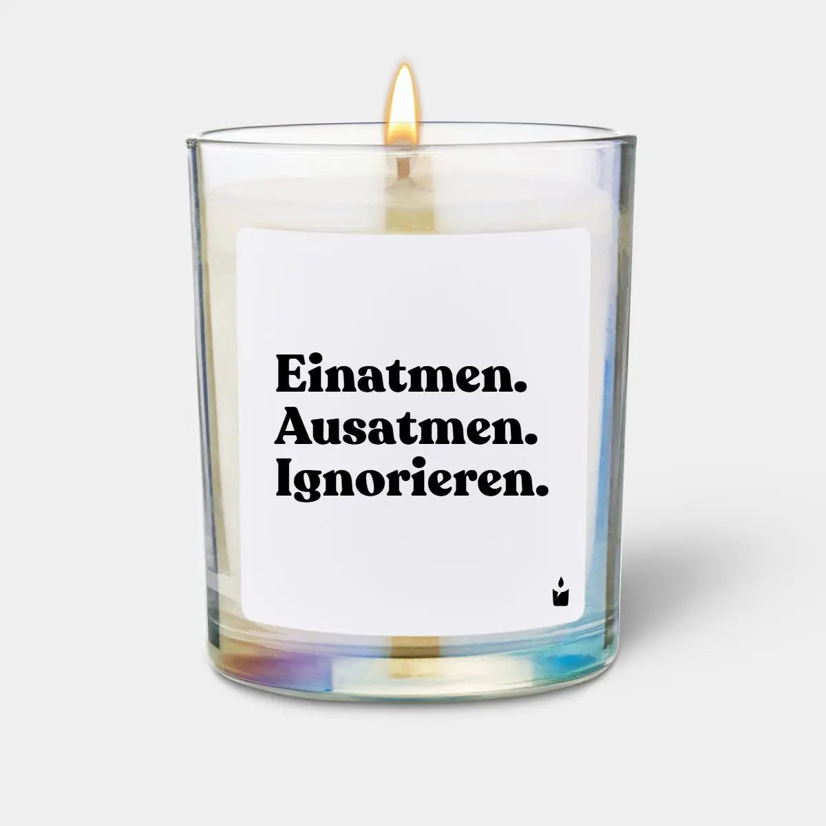 Duftkerze Rainbow Flowery Einatmen. Ausatmen. Ignorieren. von ChattyCandles