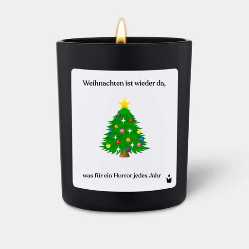 Duftkerze Flowery Weihnachten ist wieder da, was für ein Horror jedes Jahr von ChattyCandles