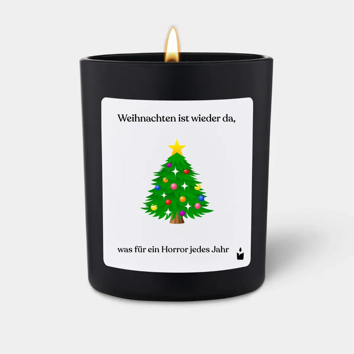 Duftkerze Flowery Weihnachten ist wieder da, was für ein Horror jedes Jahr von ChattyCandles