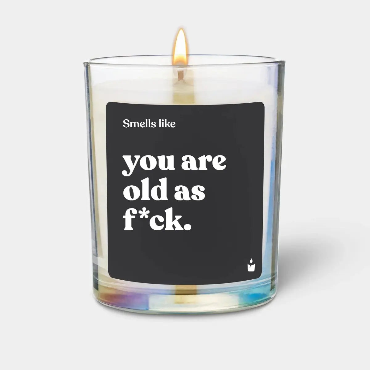 Duftkerze Rainbow Flowery Smells like you are old as f*ck. von ChattyCandles