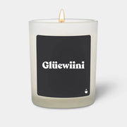 Duftkerze Weiss Woody Glüewiini von ChattyCandles