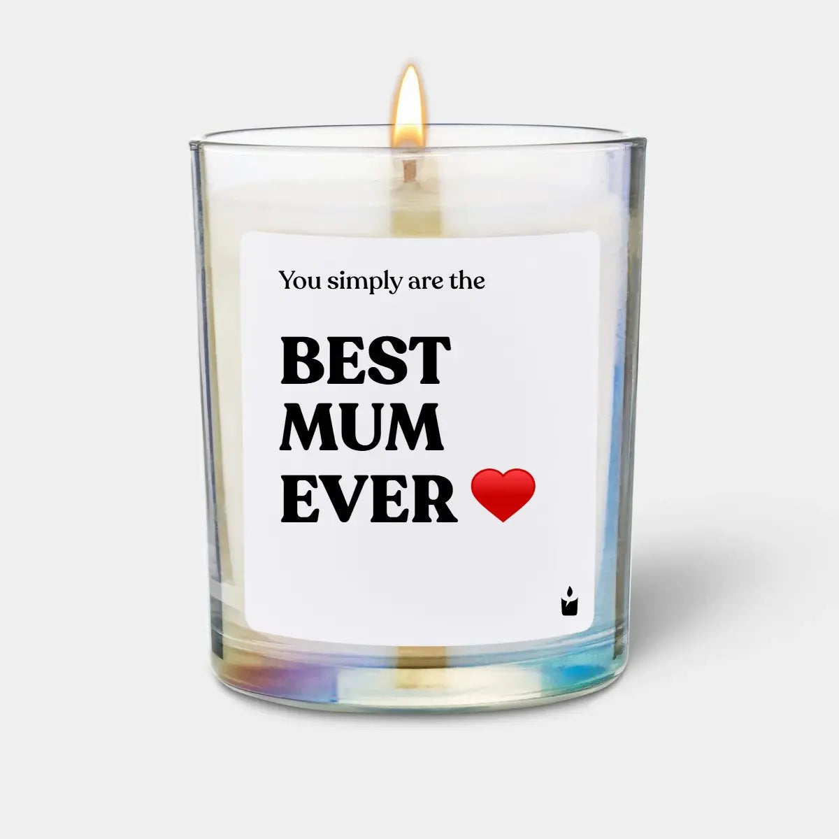 Duftkerze Rainbow Flowery You simply are the best mum ever von ChattyCandles