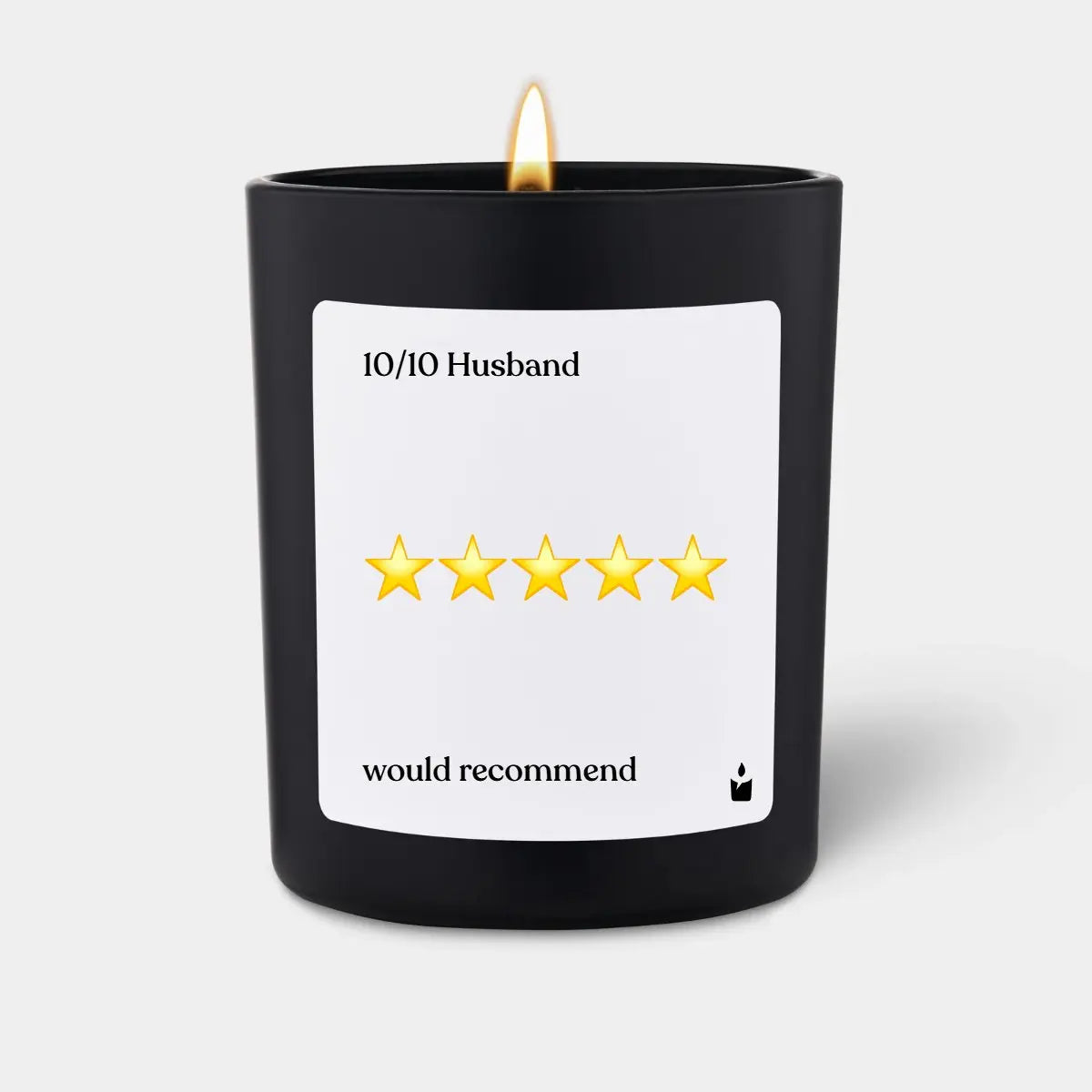 Duftkerze Schwarz Flowery 10/10 Husband would recommend von ChattyCandles