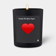 Duftkerze Schwarz Woody Danke für alles, Papa! von ChattyCandles