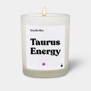 Duftkerze Weiss Woody Smells like: Taurus Energy von ChattyCandles