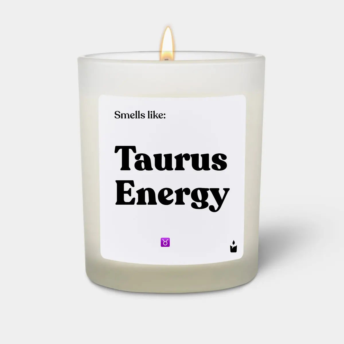 Duftkerze Weiss Woody Smells like: Taurus Energy von ChattyCandles