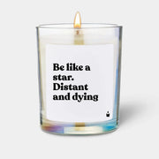 Duftkerze Rainbow Woody Be like a star. Distant and dying von ChattyCandles