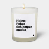 Duftkerze Weiss Woody Hokus Pokus Schlampenmodus von ChattyCandles