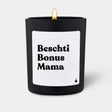 Duftkerze Schwarz Flowery Beschti Bonus Mama von ChattyCandles