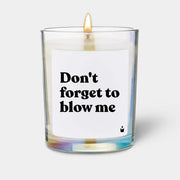 Duftkerze Rainbow Woody Don't forget to blow me von ChattyCandles