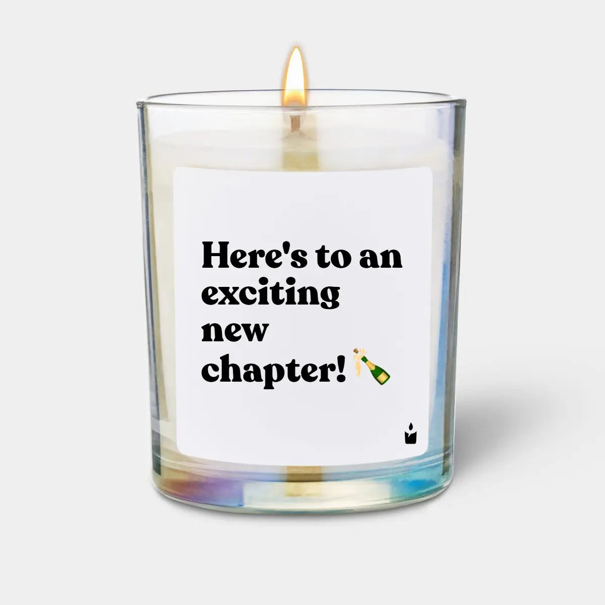 Duftkerze Rainbow Flowery Here's to an exciting new chapter! von ChattyCandles
