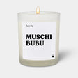 Duftkerze Weiss Woody MUSCHI BUBU von ChattyCandles