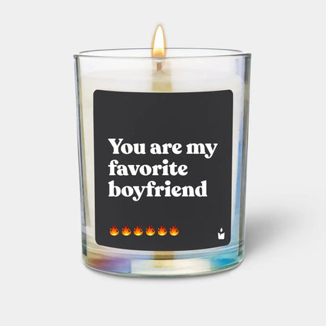 Duftkerze Rainbow Woody You are my favorite boyfriend von ChattyCandles