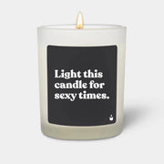 Duftkerze Weiss Flowery Light this candle for sexy times. von ChattyCandles