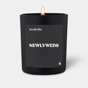 Duftkerze Schwarz Flowery Smells like newlyweds von ChattyCandles