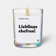 Duftkerze Rainbow Woody Du bist meine Lieblingsehefrau! von ChattyCandles