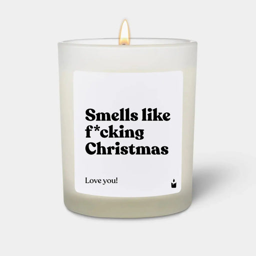 Duftkerze Flowery Smells like f*cking Christmas von ChattyCandles