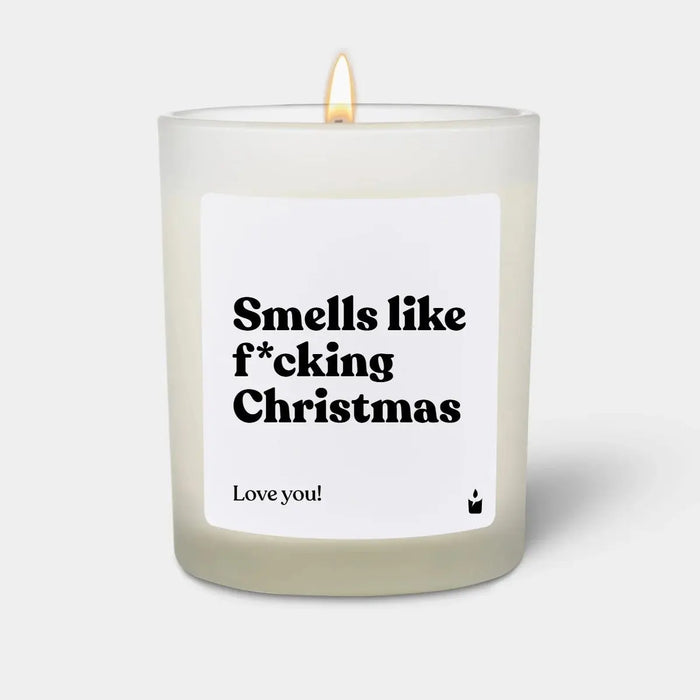 Duftkerze Flowery Smells like f*cking Christmas von ChattyCandles