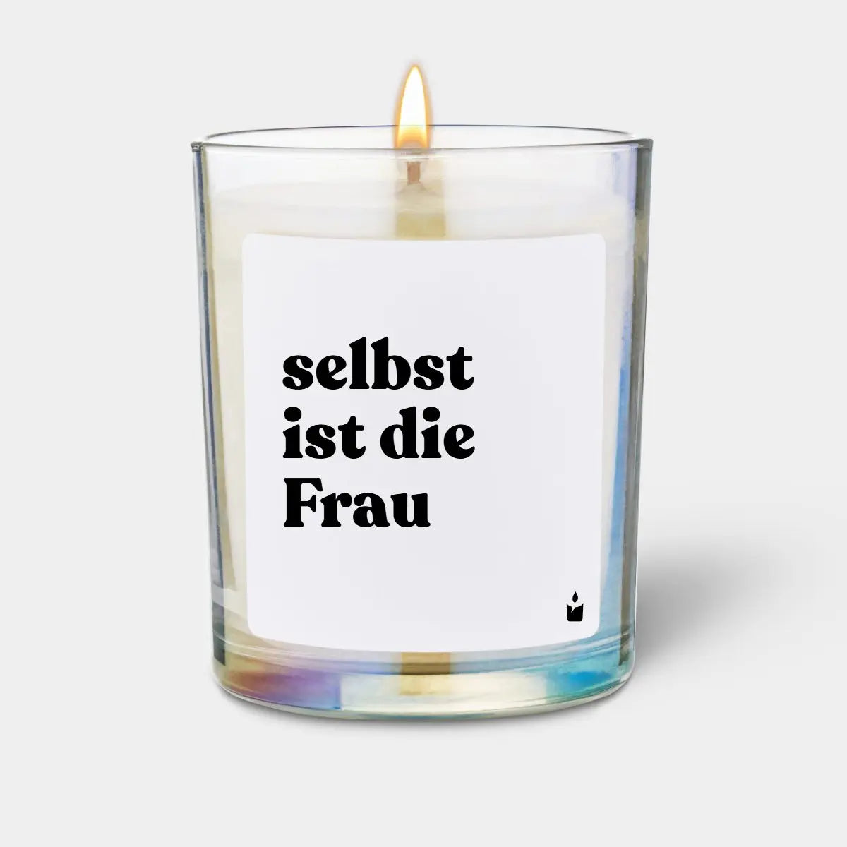 Duftkerze Rainbow Flowery Selbst ist die Frau von ChattyCandles