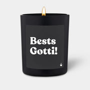 Duftkerze Schwarz Woody Bests Gotti! von ChattyCandles