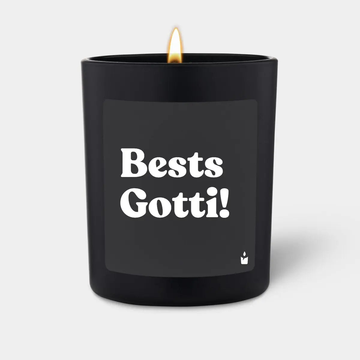 Duftkerze Schwarz Woody Bests Gotti! von ChattyCandles