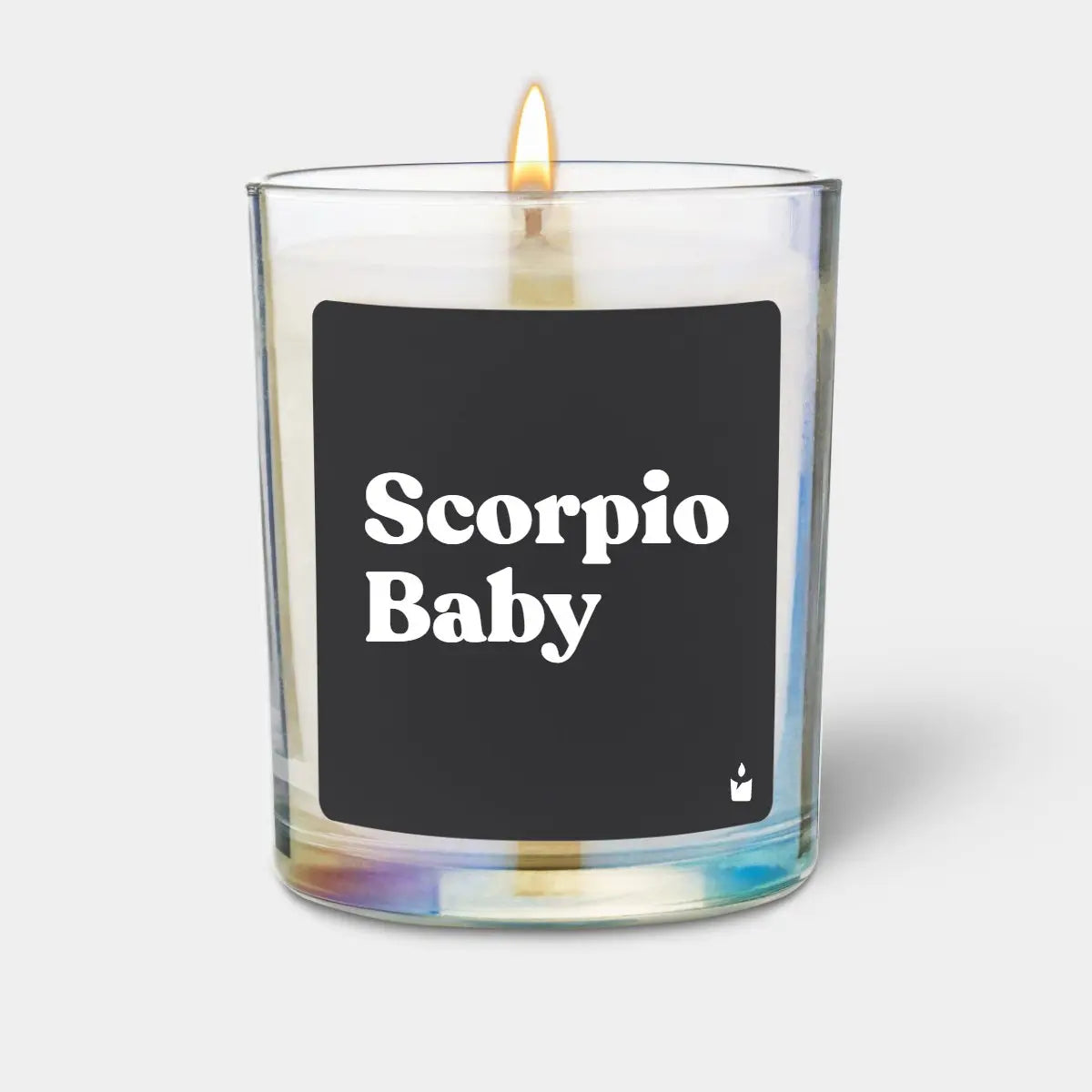 Duftkerze Rainbow Woody Scorpio Baby von ChattyCandles