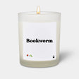 Duftkerze Weiss Flowery Bookworm von ChattyCandles