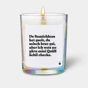 Duftkerze Rainbow Woody De Samichlaus het gseit, du seisch brav gsi, aber ich wett no gärn mini Quäll ächli checke. von ChattyCandles