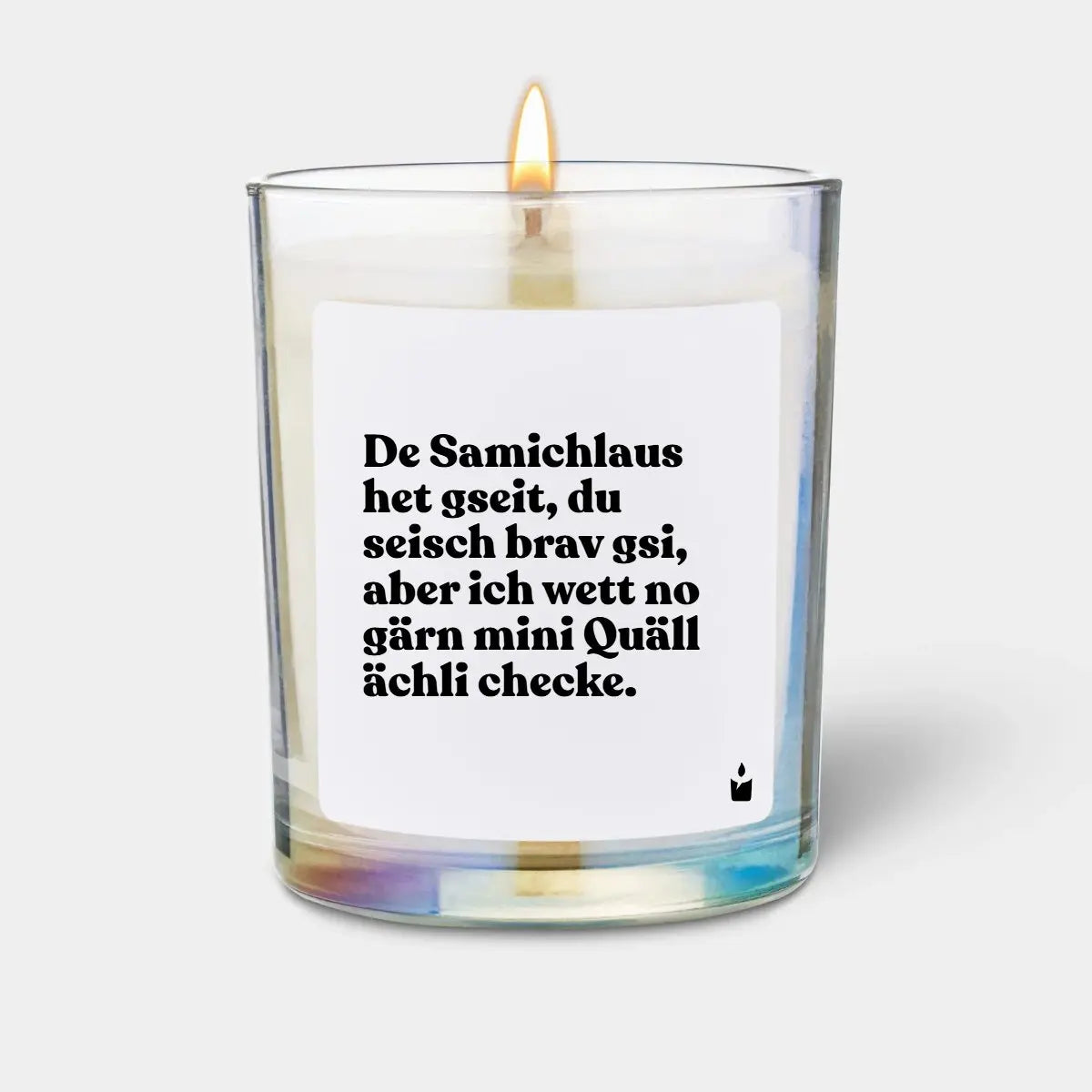 Duftkerze Rainbow Woody De Samichlaus het gseit, du seisch brav gsi, aber ich wett no gärn mini Quäll ächli checke. von ChattyCandles