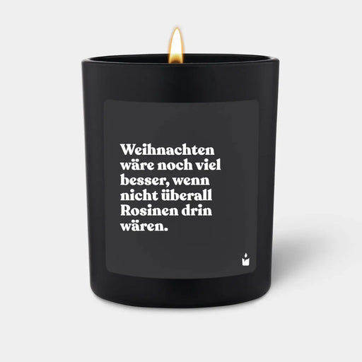 Duftkerze Woody Weihnachten wäre noch viel besser, wenn nicht überall Rosinen drin wären. von ChattyCandles