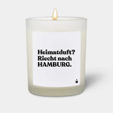 Duftkerze Weiss Flowery Heimatduft? Riecht nach Hamburg. von ChattyCandles