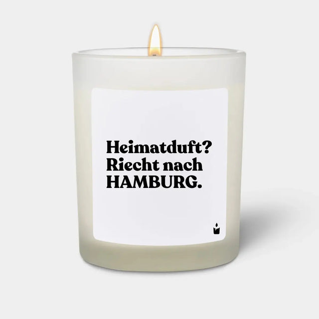Duftkerze Weiss Flowery Heimatduft? Riecht nach Hamburg. von ChattyCandles