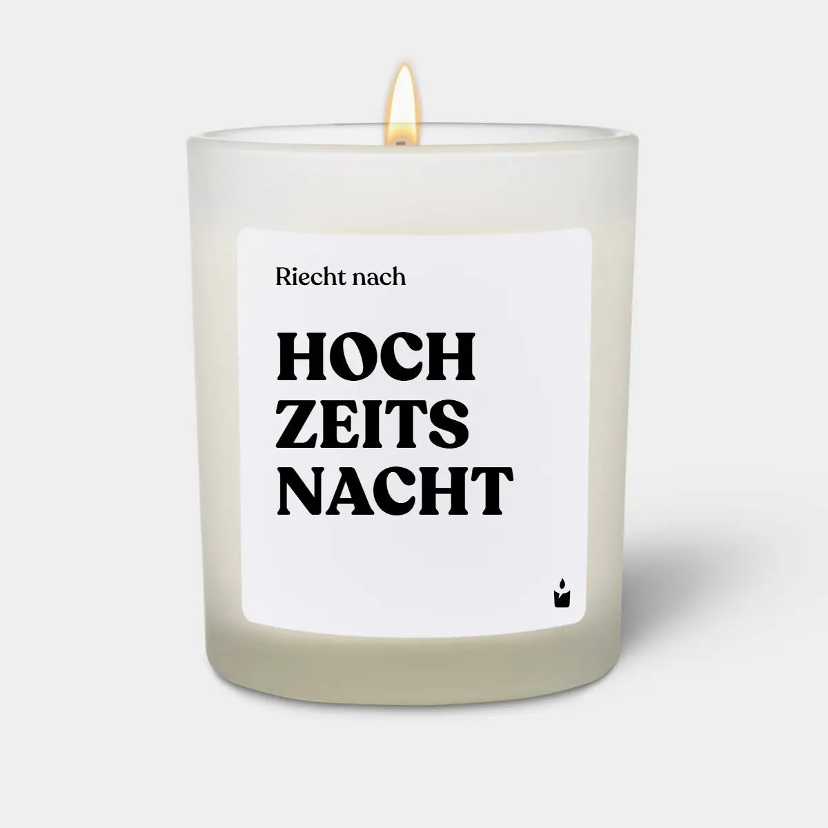 Duftkerze Weiss Woody Riecht nach Hochzeitsnacht von ChattyCandles
