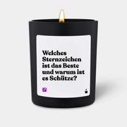 Duftkerze Schwarz Flowery Welches Sternzeichen ist das Beste und warum ist es Schütze? von ChattyCandles