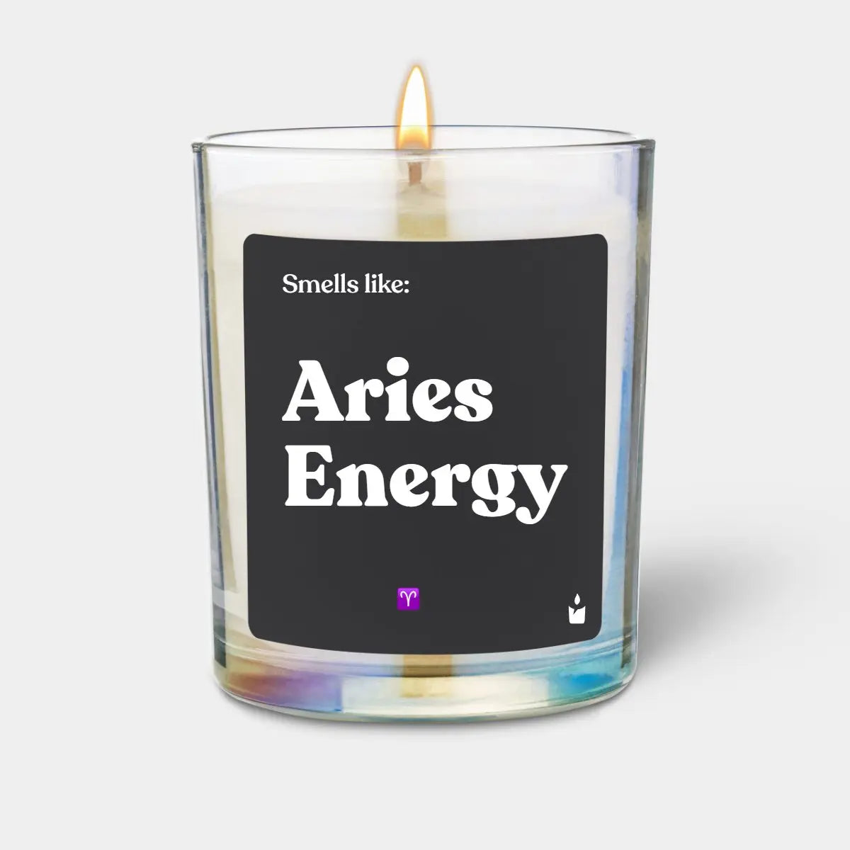 Duftkerze Rainbow Flowery Smells like: Aries Energy von ChattyCandles