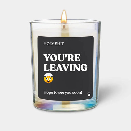 Duftkerze Rainbow Woody Holy shit. You're leaving von ChattyCandles