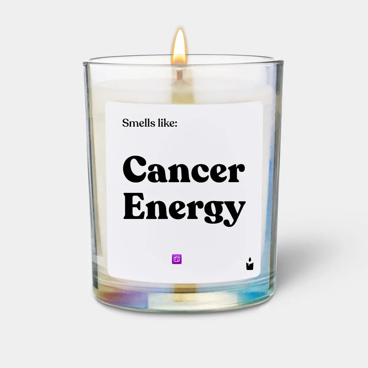 Duftkerze Rainbow Flowery Smells like: Cancer Energy von ChattyCandles
