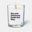 Duftkerze Rainbow Woody Wer sein Ziel kennt, findet den Weg. von ChattyCandles